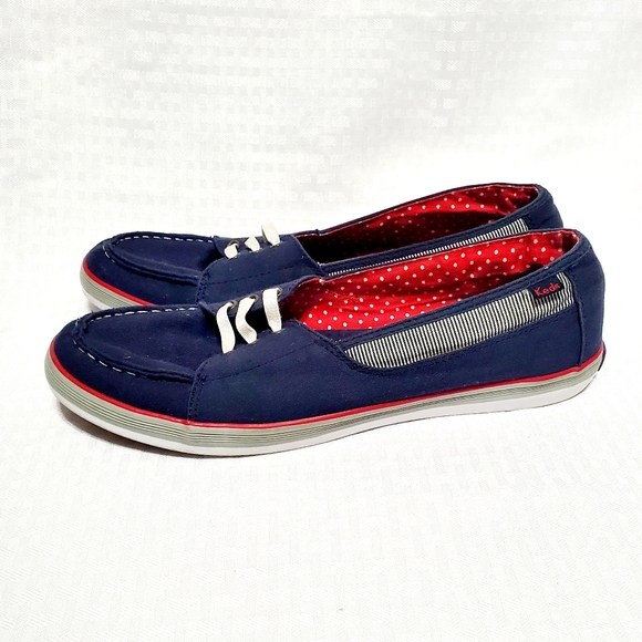 Keds Womens  WF47799 Size 10 Blue  Fabric Slip On Loafer Fashion Sneakers. - Picture 6 of 14